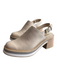 Dolce Vita Shoe Size 6 Beige Leather Upper Round Toe Slingback Buckle Shoes Beige / 6
