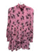 5a7 Cinq a Sept Size 6 Light Pink Polyester Floral Tiered high neck Dress Light Pink / 6