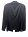 Giorgio Armani Size 10 Black Wool & Silk Single Breasted Flap Pockets Jacket Black / 10