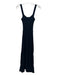 Cotton by Autumn Cashmere Size S Navy Blue Cotton Sleeveless Midi Dress Navy Blue / S