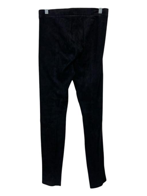 Vince Size M Black Lamb leather Suede Elastic Waist Pants Black / M