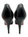 Christian Louboutin Shoe Size 39 Black Leather Almond Toe Platform Pumps Black / 39