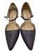 Manolo Blahnik Shoe Size 39.5 Purple Snake Pointed Toe D'Orsay Mary Jane Pumps Purple / 39.5