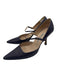 Manolo Blahnik Shoe Size 39.5 Purple Snake Pointed Toe D'Orsay Mary Jane Pumps Purple / 39.5
