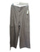 COS Size 10 Taupe Lyocell blend Zip Fly Cargo Wide Leg Pants Taupe / 10