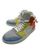 Nike Air Jordan Shoe Size 8.5 White, Yellow & Multi High Top Logo Sneakers White, Yellow & Multi / 8.5