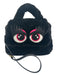 Moschino Black Faux Fur Crossbody Monster Fuzzy Bag Black / S