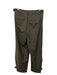 Zara Size M Olive Green Polyester High Rise Patch Pocket Ankle Buttons Pants Olive Green / M