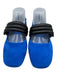 Tory Burch Shoe Size 8.5 Blue & Black Leather Upper Suede Square Toe Flats Blue & Black / 8.5