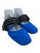 Tory Burch Shoe Size 8.5 Blue & Black Leather Upper Suede Square Toe Flats Blue & Black / 8.5