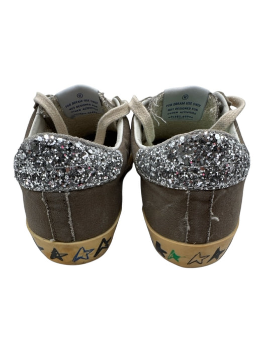 Golden Goose Shoe Size 37 gray & pink Canvas & Leather Round Toe Star Sneakers gray & pink / 37