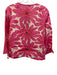 Boden Size 0 Pink & Green Linen Floral Long Flare Sleeve V Neck Top Pink & Green / 0