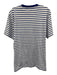 Polo Ralph Lauren Size XL White, Navy, Multi Cotton Striped Short Sleeve Top White, Navy, Multi / XL