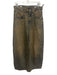Zara Size 4 Brown Wash Cotton Denim Zip Fly High Rise Barrel Leg Jeans Brown Wash / 4