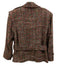 Yves Saint Laurent Size 38 Brown, Red & Blue No Fabric Tag Wool Feel Jacket Brown, Red & Blue / 38