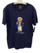 Polo Ralph Lauren Size S Navy Blue Cotton Graphic Short Sleeve Polo Bear Top Navy Blue / S