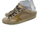 Golden Goose Shoe Size 38 Cream Beige Leather Upper Metallic Detail Sneakers Cream Beige / 38
