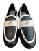 Karl Lagerfeld Shoe Size 8.5 Black & White Manmade Material Almond Toe Shoes Black & White / 8.5