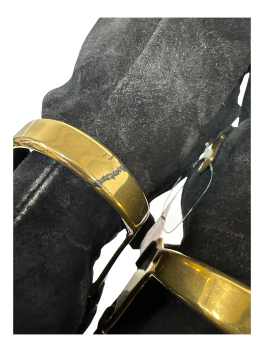 Prada Shoe Size 37 Black Leather Knee High Side Zip Stacked Heel Box Inc. Boots Black / 37