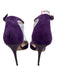 Jimmy Choo Shoe Size 38 Purple & Beige Leather Suede Stilletto Pointed Toe Pumps Purple & Beige / 38