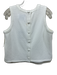 Addison Bay Size M Cream Polyester Blend Sleeveless Waffled Back button Top Cream / M