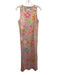 Gretchen Scott Size S Pink & Multi Polyester Sleeveless Shoulder buttons Jumper Pink & Multi / S