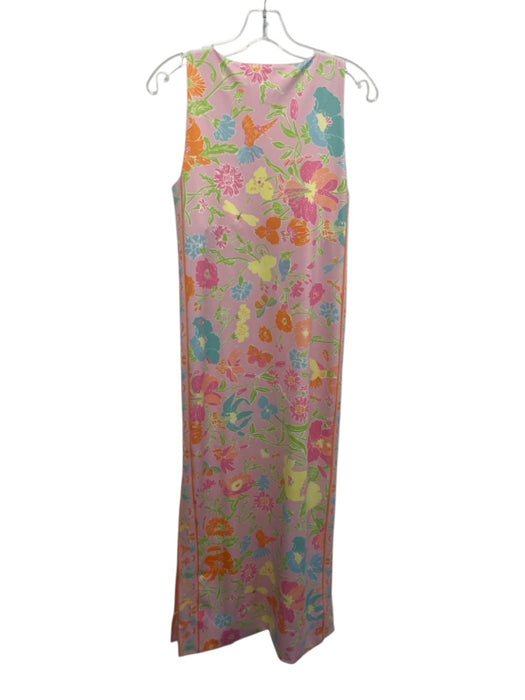 Gretchen Scott Size S Pink & Multi Polyester Sleeveless Shoulder buttons Jumper Pink & Multi / S