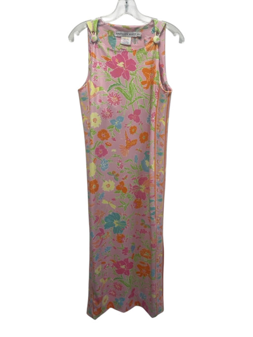 Gretchen Scott Size S Pink & Multi Polyester Sleeveless Shoulder buttons Jumper Pink & Multi / S