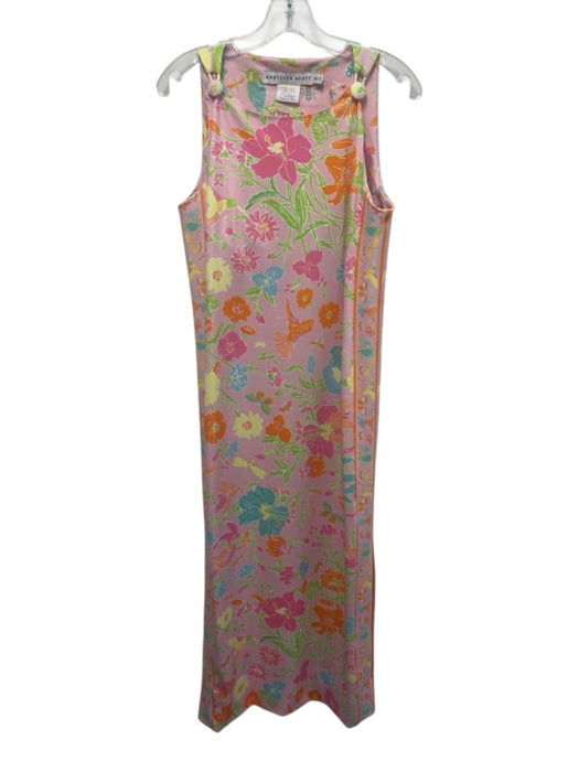 Gretchen Scott Size S Pink & Multi Polyester Sleeveless Shoulder buttons Jumper Pink & Multi / S