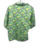 Emily McCarthy Size XXS Green, Blue, White Cotton Half Puff Sleeve Fans Top Green, Blue, White / XXS
