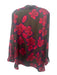 Rosso35 Size 46 Green, Pink & Purple Silk Abstract Floral Long Sleeve Shirt Top Green, Pink & Purple / 46