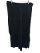 J. Crew Size XL Black Linen Elastic Waist Side Slits Maxi Skirt Black / XL