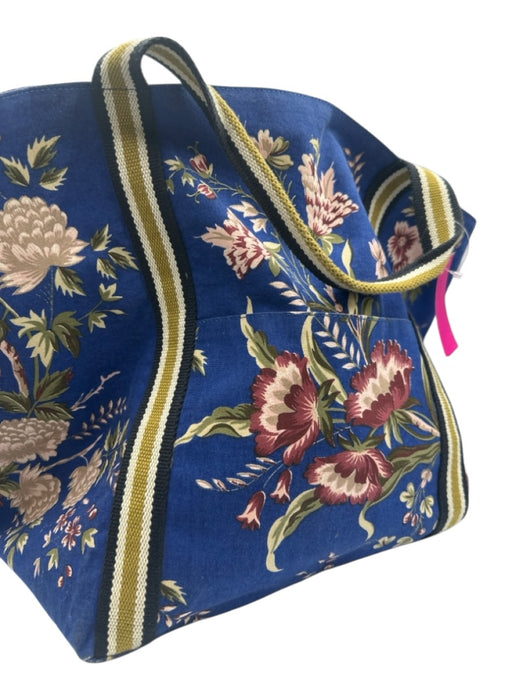 Inouitoosh Blue & Multi Floral Tote Bag Blue & Multi / M/L