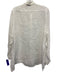 Rosso35 Size 48 White Ramie Long Sleeve Embroidered Button Front Shirt Top White / 48