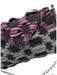 Maria La Rosa Black, Gray, Purple Textile Woven Envelope Crossbody Bag Black, Gray, Purple / S