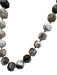 No Brand Brown & Gray Polished Stone Geometric Cut Necklace Brown & Gray