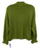 J Crew Size XS Green & Amber Cotton Long Sleeve Knit high neck Sweater Green & Amber / XS