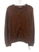 Julia Armory Size XL Brown Cotton Long Sleeve Knit Cardigan Pockets Sweater Brown / XL