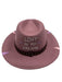The Hat Gang Purple & Multi Wool Tear Drop Stitching Detail Hat Purple & Multi