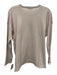 Cash CA Size Medium Dusty Pink Wool Long Sleeve Metallic Thread Knit Top Dusty Pink / Medium