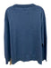 J Crew Size Medium Blue Cashmere Long Sleeve Knit Sweater Blue / Medium