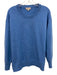 J Crew Size Medium Blue Cashmere Long Sleeve Knit Sweater Blue / Medium