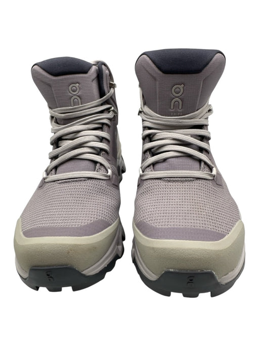 On Cloud Shoe Size 9.5 Light Purple Synthetic Round Toe Fabric Block Booties Light Purple / 9.5