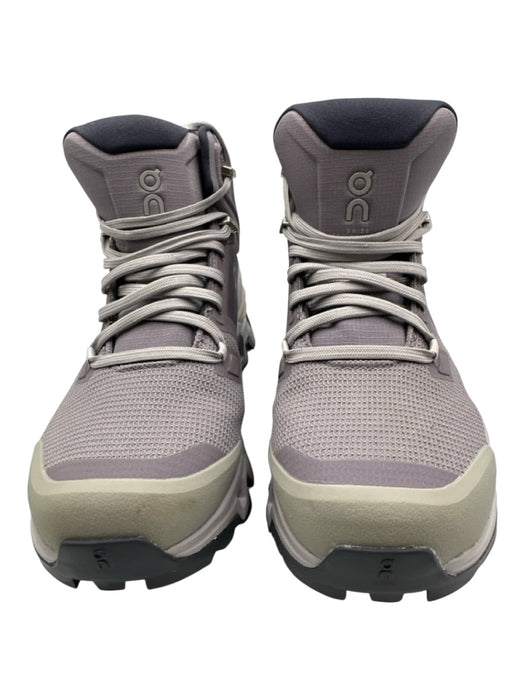 On Cloud Shoe Size 9.5 Light Purple Synthetic Round Toe Fabric Block Booties Light Purple / 9.5