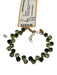Caroline Svedbom Green Crystal Lobster Clasp Circle Cut Faceted Bracelet Green