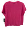 ME+EM Size L Pink Alpaca Blend Button Down Cap Sleeve Cardigan Pink / L