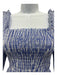 The Vampire's Wife Size 6 Blue & White Cotton Gingham smocked Dress Blue & White / 6