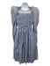 The Vampire's Wife Size 6 Blue & White Cotton Gingham smocked Dress Blue & White / 6