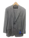 Samuelsohn Gray Wool Solid 2 Button Men's Suit 42