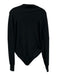 Nili Lotan Size XS Black Cashmere Long Sleeve Draped Wrap V Neck Sweater Black / XS